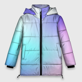 Женская зимняя куртка 3D с принтом небесно голубой градиентный в Курске, верх — 100% полиэстер; подкладка — 100% полиэстер; утеплитель — 100% полиэстер | длина ниже бедра, силуэт Оверсайз. Есть воротник-стойка, отстегивающийся капюшон и ветрозащитная планка. 

Боковые карманы с листочкой на кнопках и внутренний карман на молнии | 3д | абстракция | градиент | небо | нежный | пастель | пастельный | переход цвета | полная запечатка | современный | спокойный | тренд | удобный | цвет