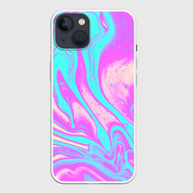 Чехол для iPhone 13 с принтом DIGITAL ART   WAVES   НЕОНОВЫЕ ВОЛНЫ   ПОЛОСЫ   RAINBOW в Курске,  |  | abstraction | digital art | geometry | hexagon | neon | paints | stripes | texture | triangle | абстракция | брызги | геометрия | диджитал арт | краски | неон | неоновый | соты | текстура