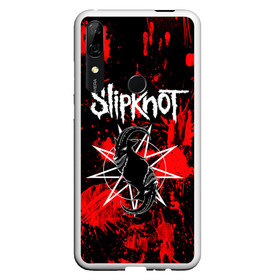 Чехол для Honor P Smart Z с принтом Slipknot в Курске, Силикон | Область печати: задняя сторона чехла, без боковых панелей | Тематика изображения на принте: animal | blood | metal | rock | slipknot | абстракция | брызги | геометрия | группа | животные | знак | кровь | логотип | маски | метал | петля | пятна | рога | рок | символ | слипкнот