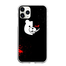 Чехол для iPhone 11 Pro матовый с принтом Monocuma в Курске, Силикон |  | anime | danganronpa | monocuma | аниме | анимэ | данганронпа | манакума | медведь | монокума | мономишка | черный медведь | школа отчаяния