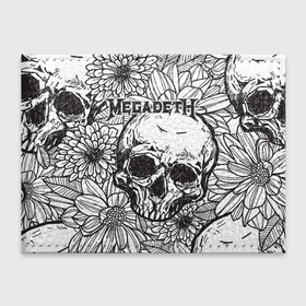 Обложка для студенческого билета с принтом Megadeth в Курске, натуральная кожа | Размер: 11*8 см; Печать на всей внешней стороне | countdown to extinction | бас | гитара | группа | дэйв мастейн | кико лоурейро | лос анджелес | метал | трэш | хард рок | хеви метал