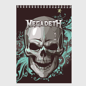 Скетчбук с принтом Megadeth в Курске, 100% бумага
 | 48 листов, плотность листов — 100 г/м2, плотность картонной обложки — 250 г/м2. Листы скреплены сверху удобной пружинной спиралью | countdown to extinction | бас | гитара | группа | дэйв мастейн | кико лоурейро | лос анджелес | метал | трэш | хард рок | хеви метал