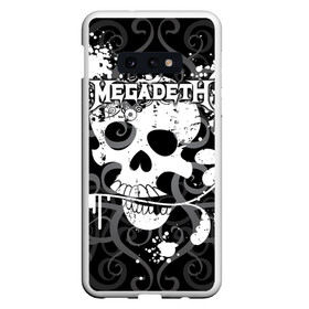 Чехол для Samsung S10E с принтом Megadeth в Курске, Силикон | Область печати: задняя сторона чехла, без боковых панелей | countdown to extinction | бас | гитара | группа | дэйв мастейн | кико лоурейро | лос анджелес | метал | трэш | хард рок | хеви метал