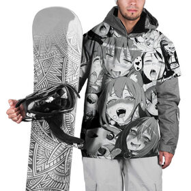 Накидка на куртку 3D с принтом АХЕГАО в Курске, 100% полиэстер |  | Тематика изображения на принте: ahegao | anime | face | manga | аниме | ахегао | лицо | манга