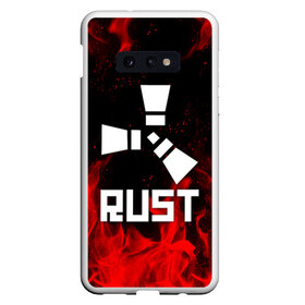 Чехол для Samsung S10E с принтом RUST в Курске, Силикон | Область печати: задняя сторона чехла, без боковых панелей | dayz | facepunch | rust | state of decay | survival | the forest | this war of mine | выживалка rust | раст