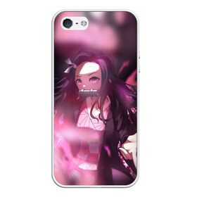 Чехол для iPhone 5/5S матовый с принтом NEZUKO DEMON SLAYER KIMETSU NO YAIBA КЛИНОК РАССЕКАЮЩИЙ ДЕМОНОВ в Курске, Силикон | Область печати: задняя сторона чехла, без боковых панелей | demon slayer | kimetsu no yaiba | nezuko | shinobu | slayer | tanjiro | zenitsu | гию томиока | зенитцу | иноске хашибира | клинок рассекающий демонов | незуко | танджиро | шинобу кочо