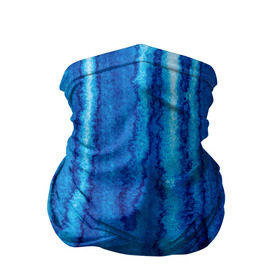 Бандана-труба 3D с принтом Будь в потоке в Курске, 100% полиэстер, ткань с особыми свойствами — Activecool | плотность 150‒180 г/м2; хорошо тянется, но сохраняет форму | water | waterfall | абстракция | акварель | вода | водопад | голубая абстракция | дождь | краска | потеки краски | поток | потоки воды | потоки краски | текстура