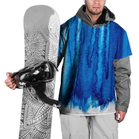 Накидка на куртку 3D с принтом Будь в потоке в Курске, 100% полиэстер |  | Тематика изображения на принте: water | waterfall | абстракция | акварель | вода | водопад | голубая абстракция | дождь | краска | потеки краски | поток | потоки воды | потоки краски | текстура