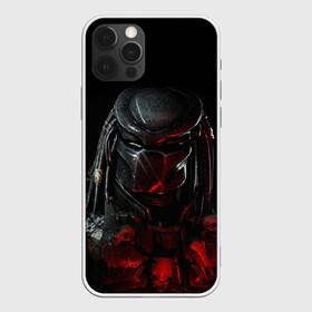 Чехол для iPhone 12 Pro Max с принтом PREDATOR | ХИЩНИК в Курске, Силикон |  | aliens | avp | black | cinema | predator | кино | фильм хищник | фильмы | хищник | чёрный | чужой