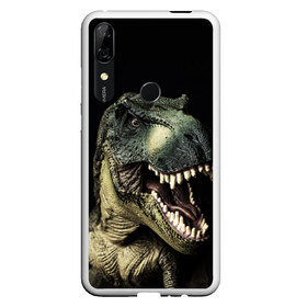 Чехол для Honor P Smart Z с принтом Динозавр T-Rex в Курске, Силикон | Область печати: задняя сторона чехла, без боковых панелей | Тематика изображения на принте: dino | dinosauria | t rex | ti rex | дино | динозавр | парк юрского | т рекс | ти рекс | чудовище | юрский период | ящер | ящерица