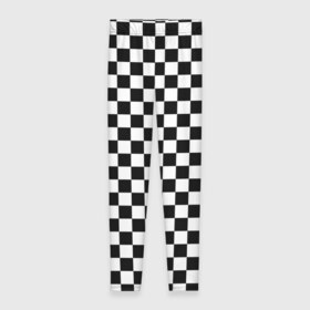 Леггинсы 3D с принтом Chess в Курске, 80% полиэстер, 20% эластан | Эластичный пояс, зауженные к низу, низкая посадка | chess | геометрия | квадрат | сетка | текстура | узор | чёрно белый | шахматы
