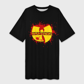 Платье-футболка 3D с принтом Wu Tang Clan в Курске,  |  | cappadonna | clan | ghostface killah | gza | inspectah deck | masta killa | method man | raekwon | rap | rza | u god | wu tang | wu tang clan | рэп