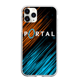 Чехол для iPhone 11 Pro матовый с принтом Portal в Курске, Силикон |  | 3d | aperture science | black mesa xen | half life | portal | portal 2 | valve | игра | портал