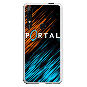 Чехол для Honor P Smart Z с принтом Portal в Курске, Силикон | Область печати: задняя сторона чехла, без боковых панелей | 3d | aperture science | black mesa xen | half life | portal | portal 2 | valve | игра | портал