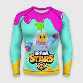 Мужской рашгард 3D с принтом BRAWL STARS SPROUT. в Курске,  |  | 8 bit | brawl stars | brawl stars sprout | crow | leon shark | max | mr.p | sally leon | shark | sprout | tara | werewolf leon | берли | бравл старс | ворон | макс | оборотень | спроут | тара