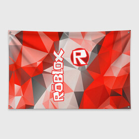 Флаг-баннер с принтом ROBLOX [6] в Курске, 100% полиэстер | размер 67 х 109 см, плотность ткани — 95 г/м2; по краям флага есть четыре люверса для крепления | box | lego | minecraft | roblox | роблокс