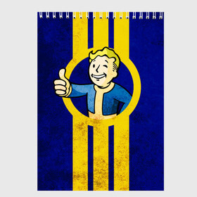 Скетчбук с принтом FALLOUT [4] в Курске, 100% бумага
 | 48 листов, плотность листов — 100 г/м2, плотность картонной обложки — 250 г/м2. Листы скреплены сверху удобной пружинной спиралью | fallout | fallout76 | vault | волт бой | фалаут | фоллаут