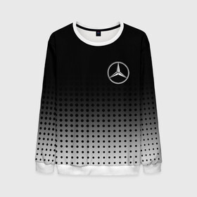Мужской свитшот 3D с принтом Mercedes-Benz в Курске, 100% полиэстер с мягким внутренним слоем | круглый вырез горловины, мягкая резинка на манжетах и поясе, свободная посадка по фигуре | amg | mercedes | mercedes значок | mercedes лого | mercedes марка | амг | бенц | лого автомобиля | логотип мерседес | мерин | мерс | мерседес | мерседес бенз | мерседес лого | мерседес эмблема