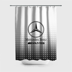 Штора 3D для ванной с принтом Mercedes-Benz в Курске, 100% полиэстер | плотность материала — 100 г/м2. Стандартный размер — 146 см х 180 см. По верхнему краю — пластиковые люверсы для креплений. В комплекте 10 пластиковых колец | amg | mercedes | mercedes значок | mercedes лого | mercedes марка | амг | бенц | лого автомобиля | логотип мерседес | мерин | мерс | мерседес | мерседес бенз | мерседес лого | мерседес эмблема