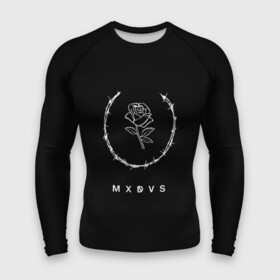 Мужской рашгард 3D с принтом MXDVS в Курске,  |  | +32 | 32 | logo | mxdvs | бренд | бренд mxdvs | бренловые картинки | лого | лого mxdvs | логотип | логотип mxdvs | мхдвс | прикольные картинки | роза | шипы
