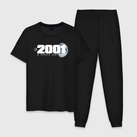 Мужская пижама хлопок с принтом 2001: Space Odyssey в Курске, 100% хлопок | брюки и футболка прямого кроя, без карманов, на брюках мягкая резинка на поясе и по низу штанин
 | 