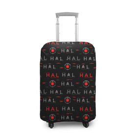 Чехол для чемодана 3D с принтом HAL 9000 в Курске, 86% полиэфир, 14% спандекс | двустороннее нанесение принта, прорези для ручек и колес | discovery one | eva pod | frank poole | hal 9000 | heywood floyd | space odyssey | stanley kubrick | vdgerir