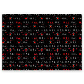 Поздравительная открытка с принтом HAL 9000 в Курске, 100% бумага | плотность бумаги 280 г/м2, матовая, на обратной стороне линовка и место для марки
 | discovery one | eva pod | frank poole | hal 9000 | heywood floyd | space odyssey | stanley kubrick | vdgerir