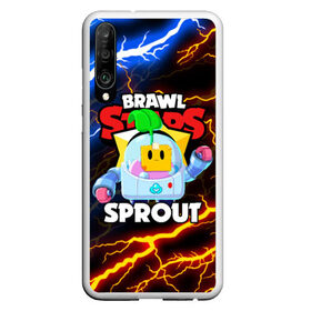 Чехол для Honor P30 с принтом BRAWL STARS SPROUT в Курске, Силикон | Область печати: задняя сторона чехла, без боковых панелей | Тематика изображения на принте: 8 bit | 8 бит | bibi | brawl stars | crow | el brown | leon | leon shark | max | mr.p | phoenix | sally leon | shark | sprout | stars | virus | werewolf | акула | биби | вирус | ворон | леон | оборотень | пингвин