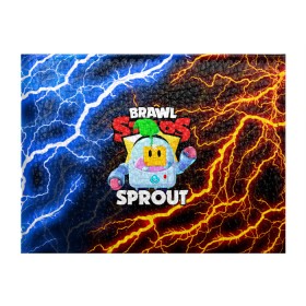 Обложка для студенческого билета с принтом BRAWL STARS SPROUT в Курске, натуральная кожа | Размер: 11*8 см; Печать на всей внешней стороне | 8 bit | 8 бит | bibi | brawl stars | crow | el brown | leon | leon shark | max | mr.p | phoenix | sally leon | shark | sprout | stars | virus | werewolf | акула | биби | вирус | ворон | леон | оборотень | пингвин