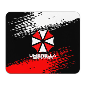 Коврик для мышки прямоугольный с принтом Umbrella Corporation. в Курске, натуральный каучук | размер 230 х 185 мм; запечатка лицевой стороны | Тематика изображения на принте: resident evil | umbrella corporation | амбрелла | амбрелла корпорейшн | вирус | вымышленная военная и фармацевтическая корпорация | игра | умбрелла