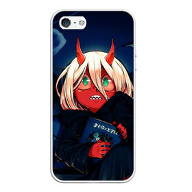 Чехол для iPhone 5/5S матовый с принтом DARLING IN THE FRANXX в Курске, Силикон | Область печати: задняя сторона чехла, без боковых панелей | 02 | anime | darling in the franxx | hiro | manga | zero two | аниме | любимый во франксе | манга | милый во франксе | ноль два | хиро