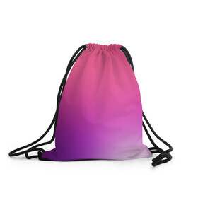Рюкзак-мешок 3D с принтом Нежный цвет в Курске, 100% полиэстер | плотность ткани — 200 г/м2, размер — 35 х 45 см; лямки — толстые шнурки, застежка на шнуровке, без карманов и подкладки | красный | нежный цвет | плавный переход | фиолетовый