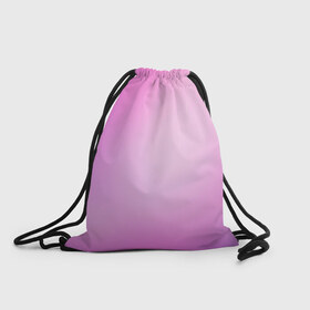 Рюкзак-мешок 3D с принтом Нежный фиолет в Курске, 100% полиэстер | плотность ткани — 200 г/м2, размер — 35 х 45 см; лямки — толстые шнурки, застежка на шнуровке, без карманов и подкладки | нежный цвет | плавный переход | розовый | фиолетовый