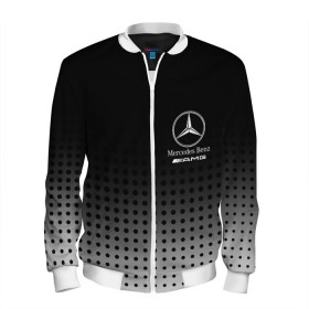 Мужской бомбер 3D с принтом Mercedes-Benz в Курске, 100% полиэстер | застегивается на молнию, по бокам два кармана без застежек, по низу бомбера и на воротнике - эластичная резинка | Тематика изображения на принте: amg | mercedes | mercedes значок | mercedes лого | mercedes марка | амг | бенц | лого автомобиля | логотип мерседес | мерин | мерс | мерседес | мерседес бенз | мерседес лого | мерседес эмблема