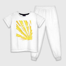 Детская пижама хлопок с принтом The Flash в Курске, 100% хлопок |  брюки и футболка прямого кроя, без карманов, на брюках мягкая резинка на поясе и по низу штанин
 | the flash | vdzabma | флэш