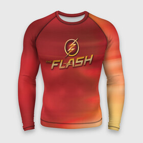 Мужской рашгард 3D с принтом The Flash Logo Pattern в Курске,  |  | the flash | vdzabma | флэш