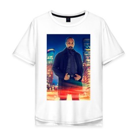 Мужская футболка хлопок Oversize с принтом Joe West в Курске, 100% хлопок | свободный крой, круглый ворот, “спинка” длиннее передней части | joe west | the flash | vdzabma | джо уэст | флэш