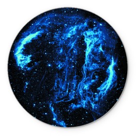 Коврик для мышки круглый с принтом Туманность Вуаль в Курске, резина и полиэстер | круглая форма, изображение наносится на всю лицевую часть | nasa | space | астрономия | звезды | космос | наса | планета | созвездие | туман