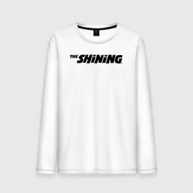 Мужской лонгслив хлопок с принтом The Shining Logo в Курске, 100% хлопок |  | the shining | vdosadir | сияние | стэнли кубрик