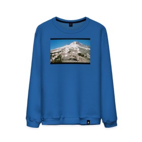Мужской свитшот хлопок с принтом The Shining Landscape в Курске, 100% хлопок |  | the shining | vdosadir | горы | пейзаж | сияние | стэнли кубрик