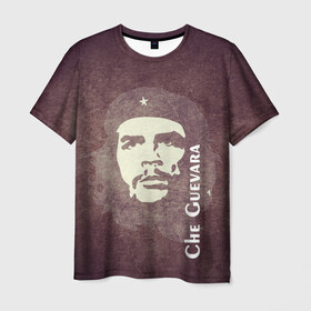 Мужская футболка 3D с принтом Че Гевара в Курске, 100% полиэфир | прямой крой, круглый вырез горловины, длина до линии бедер | che guevara | исторические личности | революция | че гевара