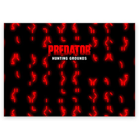 Поздравительная открытка с принтом PREDATOR: HUNTING GROUNDS. в Курске, 100% бумага | плотность бумаги 280 г/м2, матовая, на обратной стороне линовка и место для марки
 | 90 е | predator | predator:hunting grounds | апгрейд | взгляд | воители | добыча | клыки | монстр | монстры | предатор | пришелец | против чужого | существо | фантастика | фэнтези | хищник