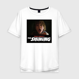 Мужская футболка хлопок Oversize с принтом The Shining. Danny Torrens в Курске, 100% хлопок | свободный крой, круглый ворот, “спинка” длиннее передней части | the shining | vdosadir | дэнни торренс | сияние | стэнли кубрик