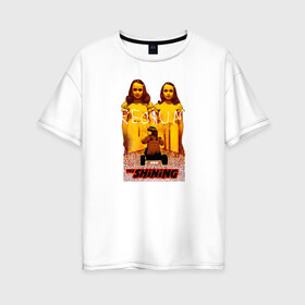 Женская футболка хлопок Oversize с принтом Grady Daughter в Курске, 100% хлопок | свободный крой, круглый ворот, спущенный рукав, длина до линии бедер
 | 