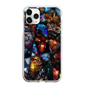 Чехол для iPhone 11 Pro матовый с принтом Герои Dota 2 в Курске, Силикон |  | Тематика изображения на принте: cs go | dota 2 | lina | navi | puck | razor | shadow fiend | steam | video games | virtus pro | видео игры | демоны | дота 2 | киберспорт | молния | скелеты