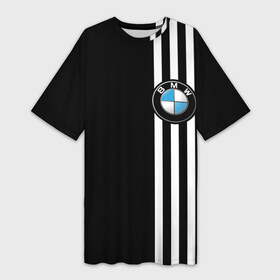Платье-футболка 3D с принтом BMW SPORT в Курске,  |  | bmw | bmw motorsport | bmw performance | carbon | m | m power | motorsport | performance | sport | бмв | карбон | моторспорт | спорт