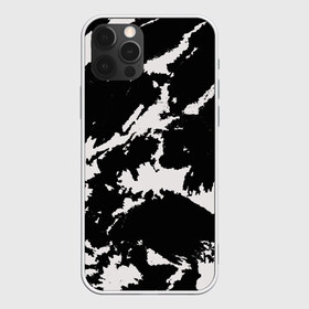 Чехол для iPhone 12 Pro Max с принтом Черный на сером в Курске, Силикон |  | Тематика изображения на принте: абстракция | арт | войска | ворон | зебра | камуфляж | краска | маскировка | милитари | мужские | пятна | разводы | рисунок | серый | текстура | тренд | уличный | чернобелый | черный
