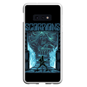 Чехол для Samsung S10E с принтом Scorpions в Курске, Силикон | Область печати: задняя сторона чехла, без боковых панелей | klaus meine | live in munich | return to forever | rock music | scorpions | you like | клаус майне | маттиас ябс | рудольф шенкер | скорпионз