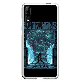 Чехол для Honor P Smart Z с принтом Scorpions в Курске, Силикон | Область печати: задняя сторона чехла, без боковых панелей | Тематика изображения на принте: klaus meine | live in munich | return to forever | rock music | scorpions | you like | клаус майне | маттиас ябс | рудольф шенкер | скорпионз