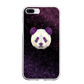 Чехол для iPhone 7Plus/8 Plus матовый с принтом Панда в Курске, Силикон | Область печати: задняя сторона чехла, без боковых панелей | animal | cute panda | mood | pandas | животное | милая пандочка | настроение | панда | панды